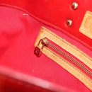 LOUIS VUITTON Monogram Vernis Reade PM Hand Bag Red Rouge M91088 LV Auth hk3973-22