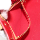 LOUIS VUITTON Monogram Vernis Reade PM Hand Bag Red Rouge M91088 LV Auth hk3973-23