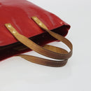 LOUIS VUITTON Monogram Vernis Reade PM Hand Bag Red Rouge M91088 LV Auth hk3973-7