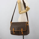 LOUIS VUITTON Monogram Gibeciere GM Shoulder Bag M42246 LV Auth hk3975-25