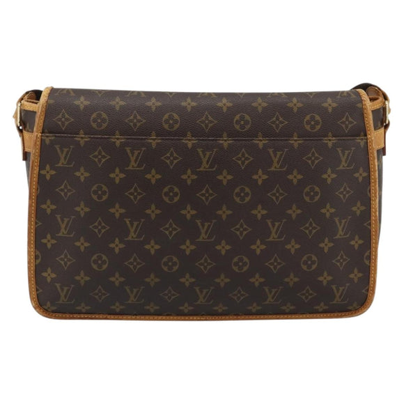 LOUIS VUITTON Monogram Gibeciere GM Shoulder Bag M42246 LV Auth hk3975