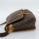 LOUIS VUITTON Monogram Gibeciere GM Shoulder Bag M42246 LV Auth hk3975-3