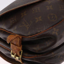 LOUIS VUITTON Monogram Saumur 30 Shoulder Bag M42256 LV Auth hk3976-14