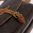 LOUIS VUITTON Monogram Saumur 30 Shoulder Bag M42256 LV Auth hk3976-9