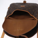 LOUIS VUITTON Monogram Saumur 30 Shoulder Bag M42256 LV Auth hk3976-19