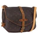 LOUIS VUITTON Monogram Saumur 30 Shoulder Bag M42256 LV Auth hk3976-1