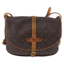 LOUIS VUITTON Monogram Saumur 30 Shoulder Bag M42256 LV Auth hk3976-2