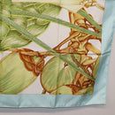 HERMES Carre 90 Scarf Jardin Creole Silk Light Blue Auth hk3978-10