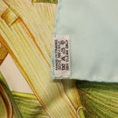 HERMES Carre 90 Scarf Jardin Creole Silk Light Blue Auth hk3978-14