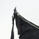 Salvatore Ferragamo Shoulder Bag Canvas Black Silver Auth hk3980-10
