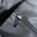 Salvatore Ferragamo Shoulder Bag Canvas Black Silver Auth hk3980-19