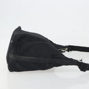 Salvatore Ferragamo Shoulder Bag Canvas Black Silver Auth hk3980-3