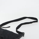 Salvatore Ferragamo Shoulder Bag Canvas Black Silver Auth hk3980-8