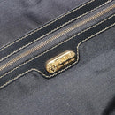 FENDI Pecan Canvas Boston Bag PVC Black Brown Auth hk3981-19