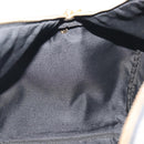 FENDI Pecan Canvas Boston Bag PVC Black Brown Auth hk3981-21