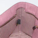 FENDI Zucca Canvas Tote Bag PVC Brown Black Auth hk3983A-18