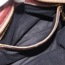 Chloe Etel Shoulder Bag Leather 2way Brown Gold Auth hk3984-24