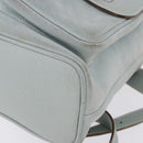 GUCCI Bamboo Backpack Suede Light Blue Gold 003 2058 0016 Auth hk3985-16