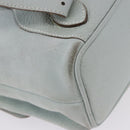 GUCCI Bamboo Backpack Suede Light Blue Gold 003 2058 0016 Auth hk3985-17