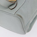 GUCCI Bamboo Backpack Suede Light Blue Gold 003 2058 0016 Auth hk3985-18