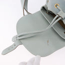 GUCCI Bamboo Backpack Suede Light Blue Gold 003 2058 0016 Auth hk3985-22