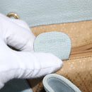GUCCI Bamboo Backpack Suede Light Blue Gold 003 2058 0016 Auth hk3985-12