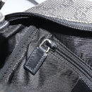 GUCCI GG Canvas Shoulder Bag Black Silver 03136 Auth hk3986-21