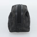 GUCCI GG Canvas Pouch Black 29595 0959 Auth hk3987-4