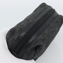 GUCCI GG Canvas Pouch Black 29595 0959 Auth hk3987-5