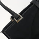GUCCI Jackie Tote Bag Black Silver 002 1073 Auth hk3988-18