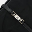 GUCCI Jackie Tote Bag Black Silver 002 1073 Auth hk3988-19