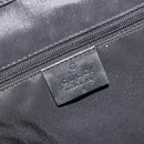 GUCCI Jackie Tote Bag Black Silver 002 1073 Auth hk3988-20
