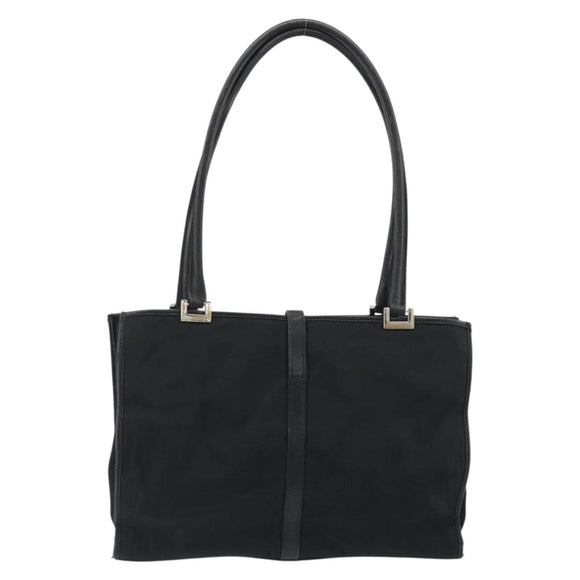 GUCCI Jackie Tote Bag Black Silver 002 1073 Auth hk3988