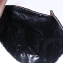 Salvatore Ferragamo Vala Hand Bag Suede 2way Brown Gold Auth hk3989-18