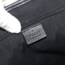 GUCCI GG Canvas Web Sherry Line Tote Bag Black Gold 163805 Auth hk3992-15