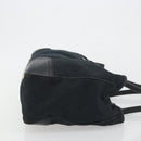 GUCCI GG Canvas Web Sherry Line Tote Bag Black Gold 163805 Auth hk3992-4