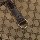 GUCCI GG Canvas Tote Bag Beige Gold 169971 Auth hk3993-17