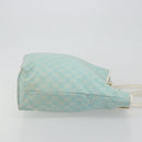 GUCCI GG Canvas Tote Bag Light Blue Gold 002 1098 Auth hk3997-3
