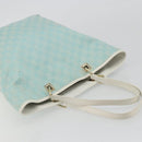 GUCCI GG Canvas Tote Bag Light Blue Gold 002 1098 Auth hk3997-6