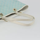 GUCCI GG Canvas Tote Bag Light Blue Gold 002 1098 Auth hk3997-7
