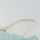 GUCCI GG Canvas Tote Bag Light Blue Gold 002 1098 Auth hk3997-8