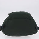 PRADA Backpack Nylon Green Silver Auth hk3999-5