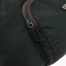 PRADA Backpack Nylon Green Silver Auth hk3999-21