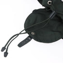 PRADA Backpack Nylon Green Silver Auth hk3999-10