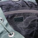 PRADA Backpack Nylon Green Silver Auth hk3999-22