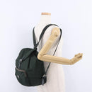 PRADA Backpack Nylon Green Silver Auth hk3999-28