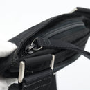PRADA Shoulder Bag Nylon Black Silver Auth hk4000A-9
