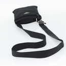 PRADA Shoulder Bag Nylon Black Silver Auth hk4000A-7