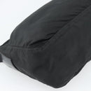 PRADA Shoulder Bag Nylon Black Silver Auth hk4001-17