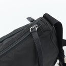 PRADA Shoulder Bag Nylon Black Silver Auth hk4001-9
